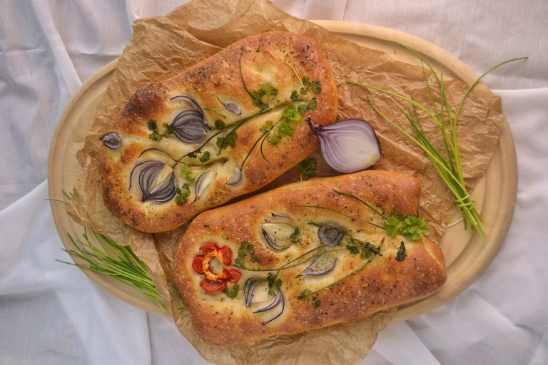 Focaccia mit Rosmarin