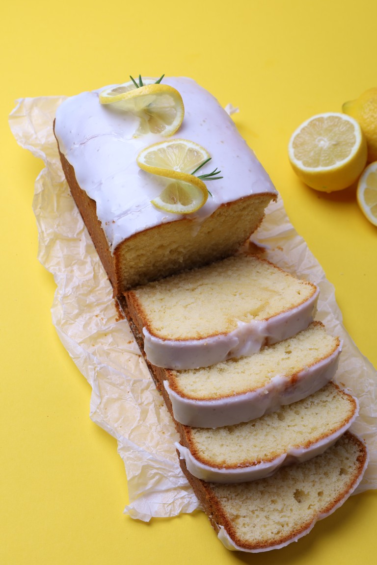 Lemon and rosemary cake