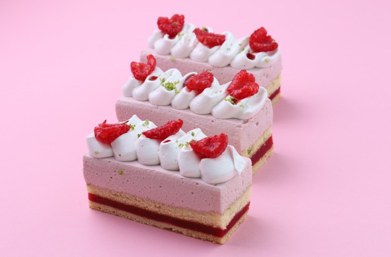 Himbeer-Limetten-Schnitte